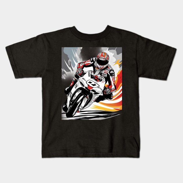 Speeder Bike Kids T-Shirt by animegirlnft